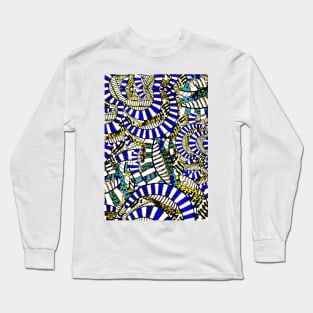 The Afterlife - Vivid Blue Long Sleeve T-Shirt